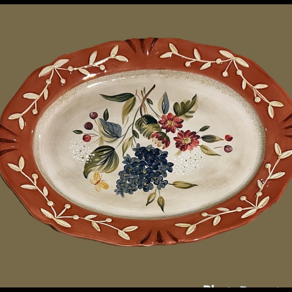 LAST CHANCE! Platter, French Country